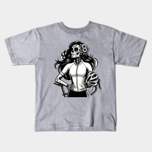 Catrina BW cycling Kids T-Shirt